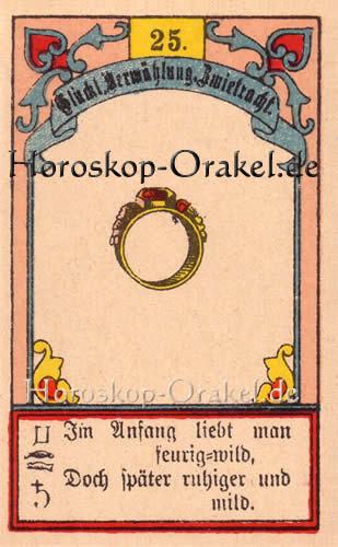 Der Ring im Jungfrau Tageshoroskop heute