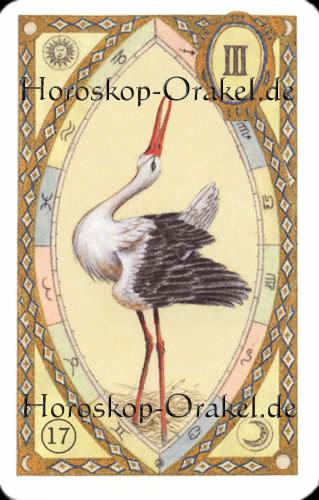 Der Storch, Jungfrau Monatshoroskop