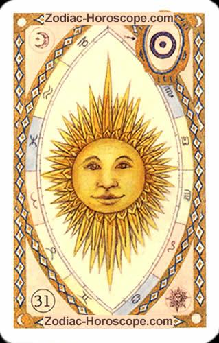 Tageskarte morgen die Sonne