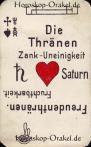 Die Tränen, astrologische Medium Karten Horoskop